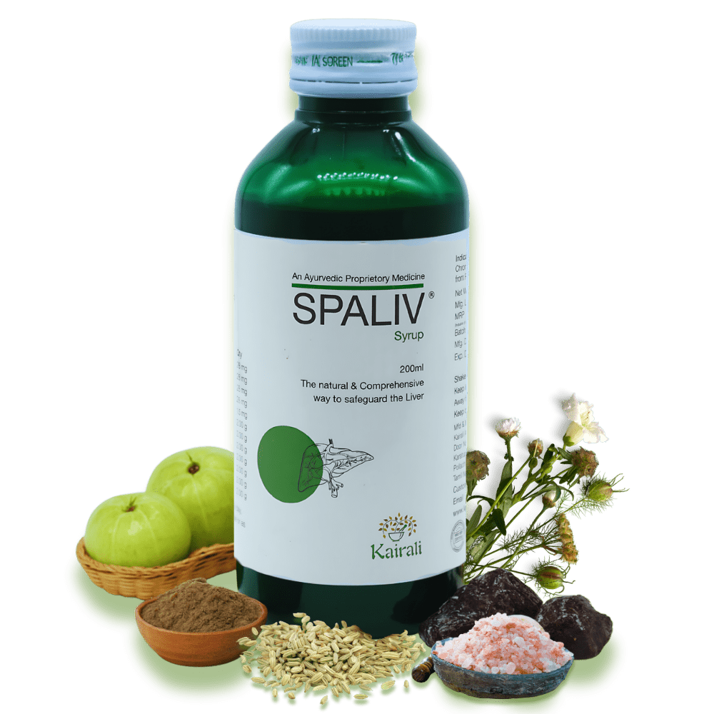 Best Ayurvedic Liver Tonic - Restores the Liver Function & Treats Liver Problems Naturally - Spaliv Syrup - Kairali Ayurvedic Products Private Limited