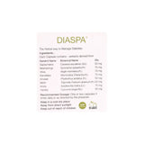 Diaspa capsules — ingredient and dosage panel