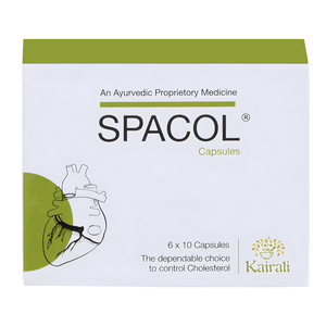 Best Ayurvedic Medicine for High Cholesterol - Natural Solution to Maintain Healthy Cholesterol - Spacol Capsules - Kairali Ayurvedic Products Private Limited