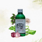 Murivenna Oil — bottle and ingredient graphic