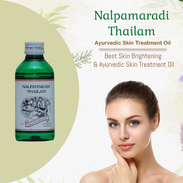 Best Ayurvedic Oil for Skin Brightening & Pigmentation - Reduces Dark Spots, Blemishes & Treats Skin Diseases - Kairali Ayurvedic Products Private Limited