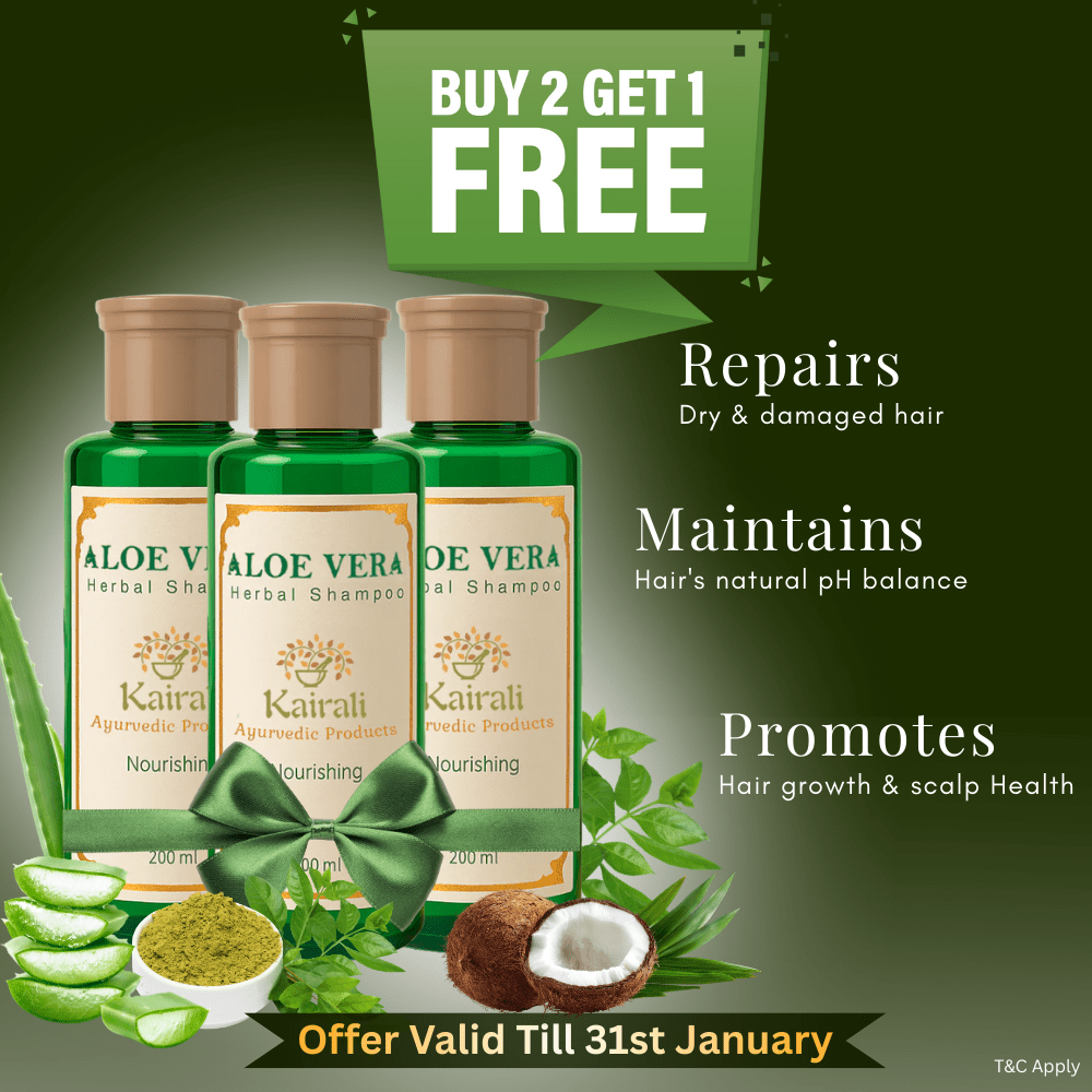 Best Aloe Vera Shampoo  - Herbal Shampoo for Repairing Dry & Damaged Hair Naturally
