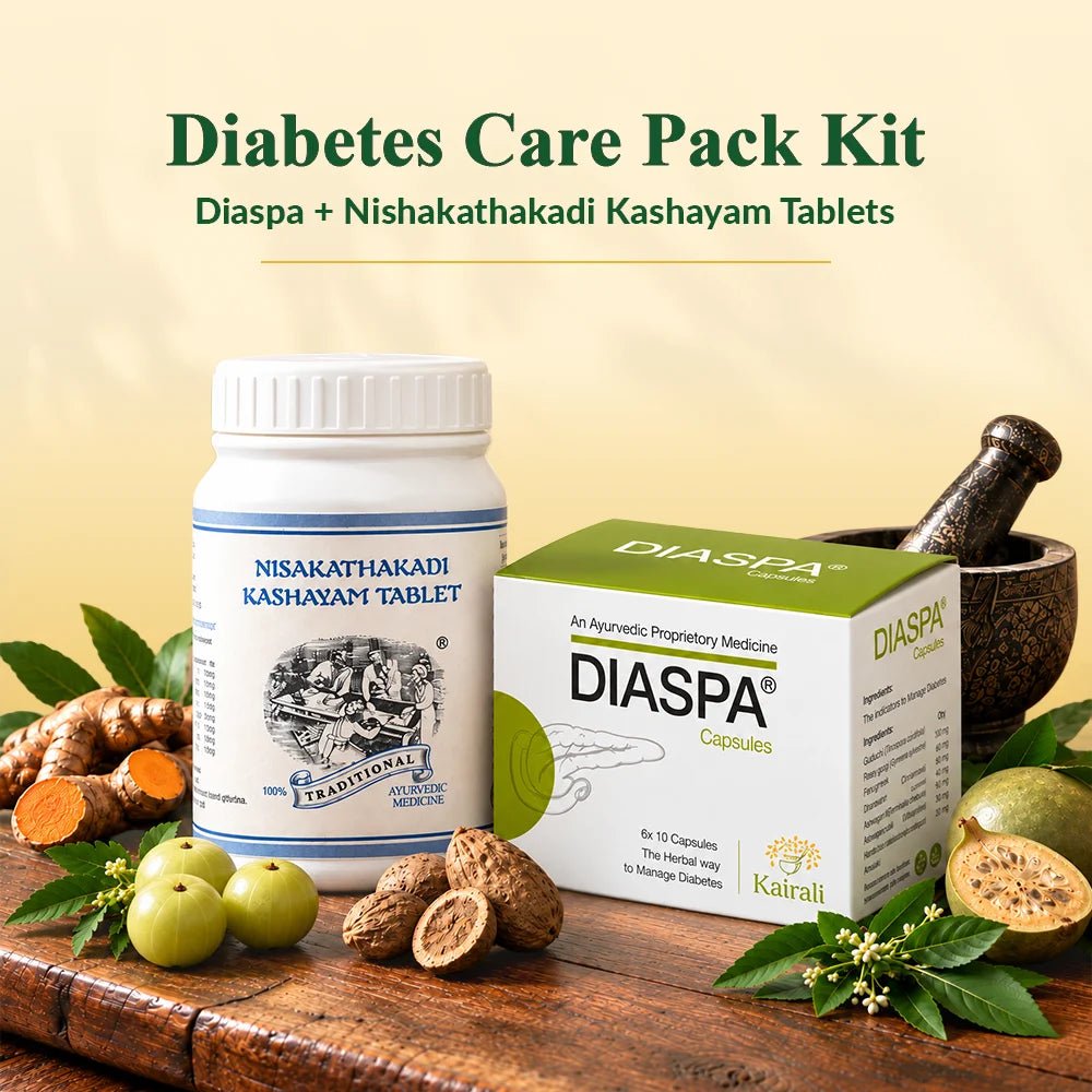 Diaspa &amp; Nishakathakadi Kashayam Ayurvedic Wellness Kit - Kairali Ayurvedic Products Private Limited