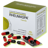 Rheumaspa capsules — carton with capsule strips