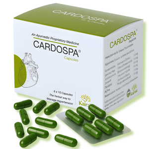 Effective Ayurvedic Medicine for High Blood Pressure (Hypertension) - Cardospa Capsules - Kairali Ayurvedic Products Private Limited