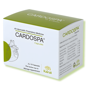 Effective Ayurvedic Medicine for High Blood Pressure (Hypertension) - Cardospa Capsules - Kairali Ayurvedic Products Private Limited