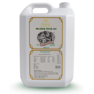 Head Massage Oil for Hair Growth, Hair Fall Control, Headache & Anxiety Relief - Brahmi Thailam - Kairali Ayurvedic Products Private Limited