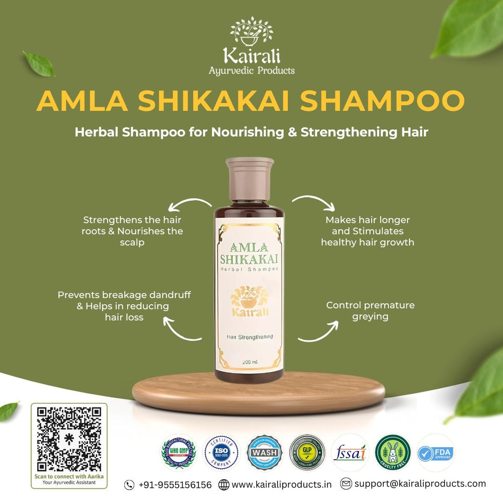 Herbal Hair Strengthening Shampoo - Restore, Nourish & Strengthen Your Hair - Kairali Ayurvedic Products Private Limited
