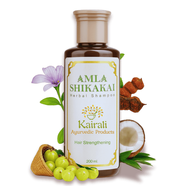 Herbal Hair Strengthening Shampoo - Restore, Nourish & Strengthen Your Hair - Amla Shikakai Shampoo - Kairali Ayurvedic Products Private Limited