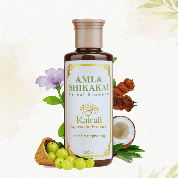 Herbal Hair Strengthening Shampoo - Restore, Nourish & Strengthen Your Hair - Amla Shikakai Shampoo - Kairali Ayurvedic Products Private Limited