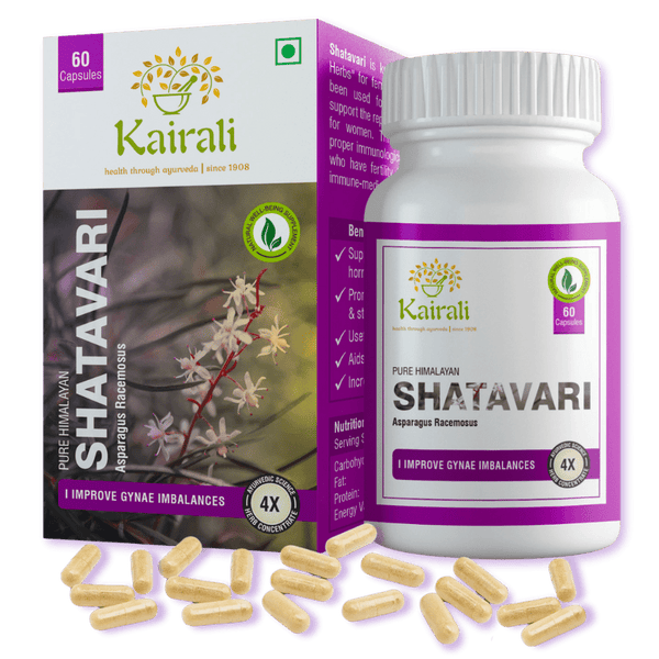 Herbal Health Supplement for Women - Supports Hormonal Balance & Reproductive Health - Shatavari Capsules - Kairali Ayurvedic Products Private Limited