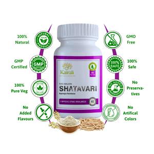 Herbal Health Supplement for Women - Supports Hormonal Balance & Reproductive Health - Shatavari Capsules - Kairali Ayurvedic Products Private Limited