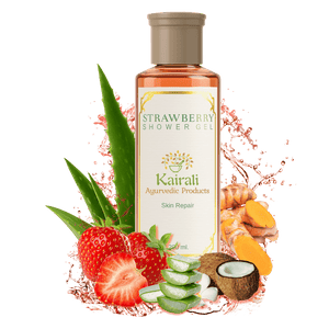 Herbal Shower Gel – Nourishing Herbal Body Wash for Skin Repair & Rejuvenation - Strawberry Shower Gel - Kairali Ayurvedic Products Private Limited