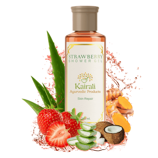 Herbal Shower Gel – Nourishing Herbal Body Wash for Skin Repair & Rejuvenation - Strawberry Shower Gel - Kairali Ayurvedic Products Private Limited