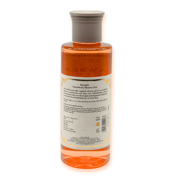 Herbal Shower Gel – Nourishing Herbal Body Wash for Skin Repair & Rejuvenation - Strawberry Shower Gel - Kairali Ayurvedic Products Private Limited