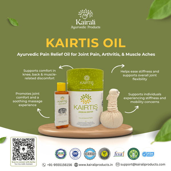 Kairtis Ayurvedic massage oil with massage potli - product image 2