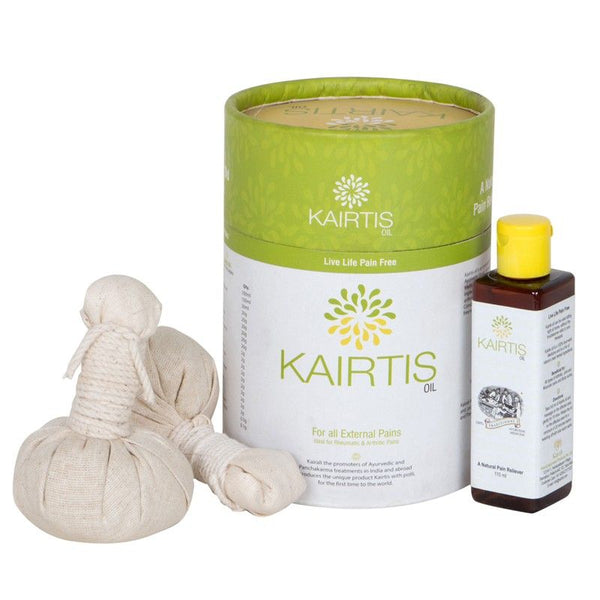 Kairtis Ayurvedic massage oil with massage potli - product image 6