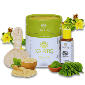 Kairtis Ayurvedic massage oil with massage potli - product image 1