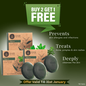 Neem Herbal Soap - Antifungal & Antibacterial Soap for Skin Protection & Skin Problems - Kairali Ayurvedic Products Private Limited