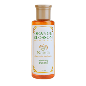 Refreshing Daily Use Herbal Shampoo - Gently Cleanses & Nourishes for Soft, Shiny, & Frizz - Free Hair - Orange Blossom Shampoo - Kairali Ayurvedic Products Private Limited