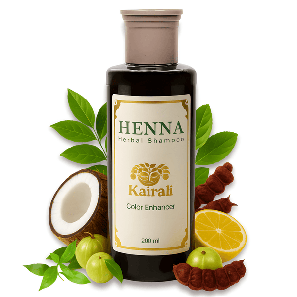 Revive Natural Shine with Henna Herbal Shampoo for Color Enhancement and Hair Growth - Kairali Ayurvedic Products Private Limited