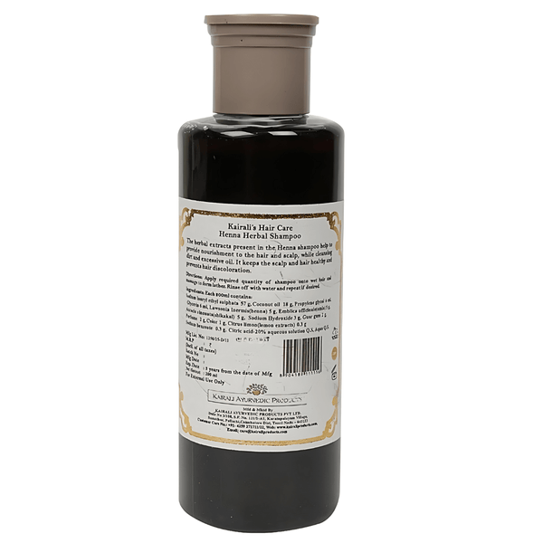 Revive Natural Shine with Henna Herbal Shampoo for Color Enhancement and Hair Growth - Kairali Ayurvedic Products Private Limited