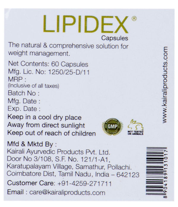 Safe & Effective Ayurvedic Weight Loss Capsules - Naturally Supports Fat Reduction - Kairali Ayurvedic Products Private Limited