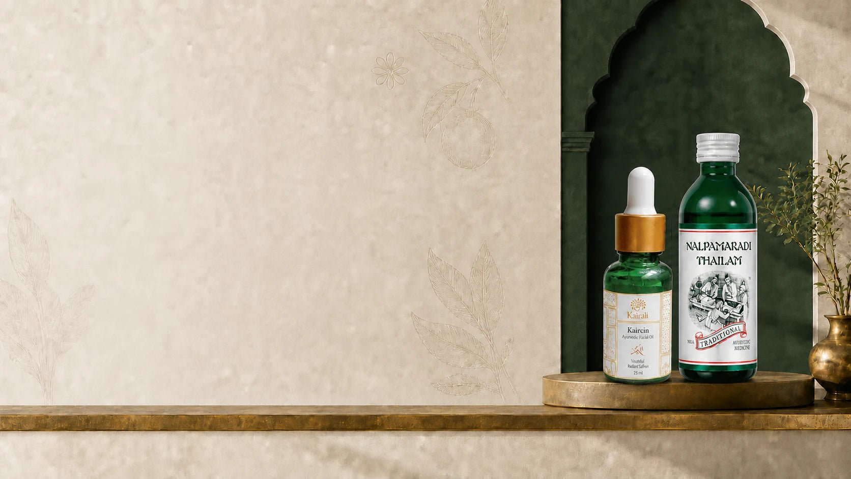 Kaircin Ayurvedic Facial Oil, 25 ml, with Nalpamaradi Thailam