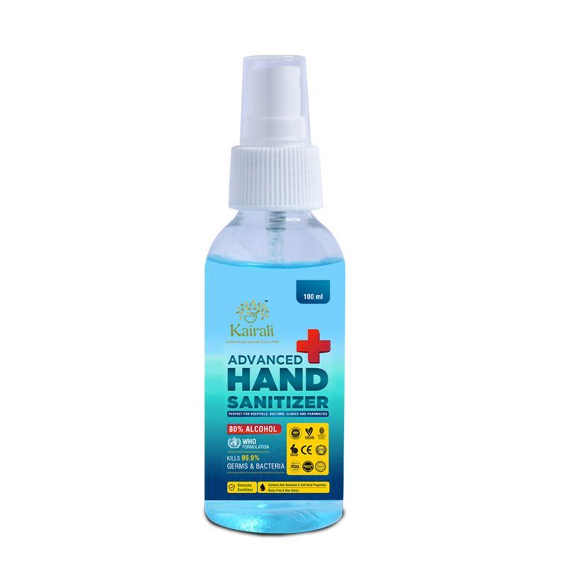 Kairali Allopathy Advanced Hand Sanitizer – Liquid Spray Bottle – 100 ml