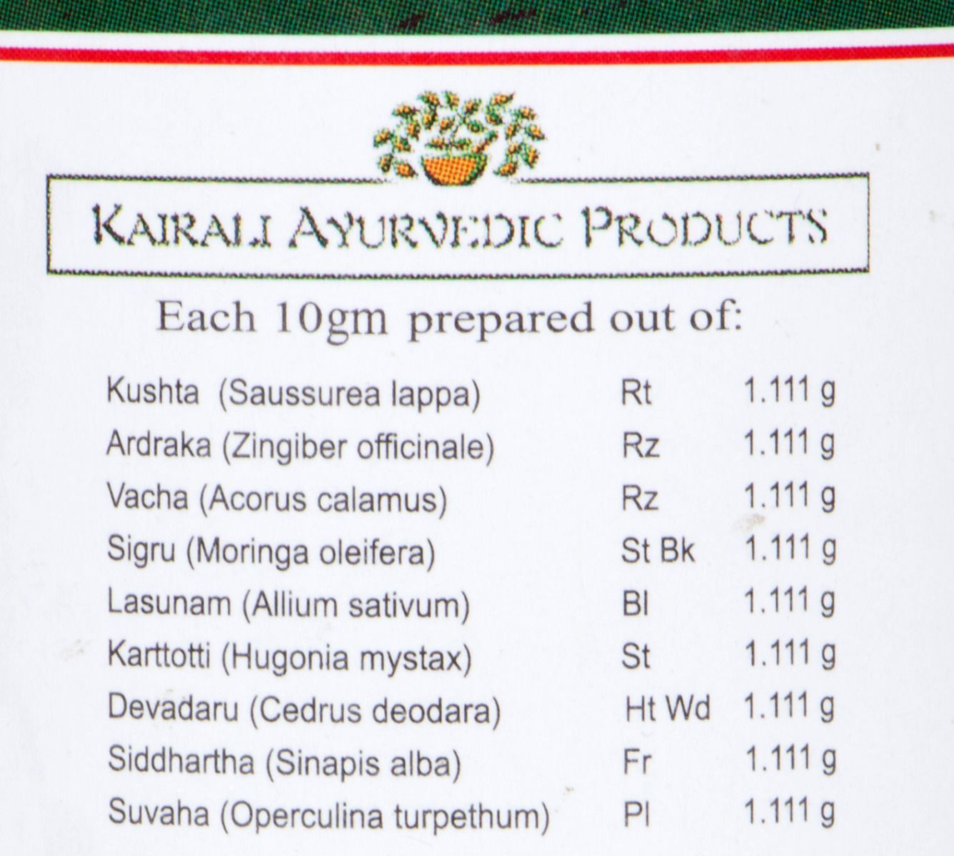 kairali products